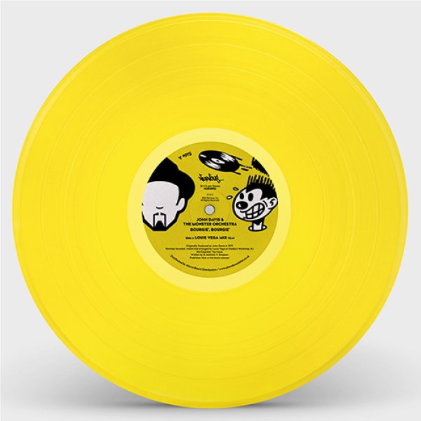 画像1: JOHN DAVIS & THE MONSTER ORCHESTRA - BOURGIE, BOURGIE (LOUIE VEGA REMIXES) (YELLOW VINYL REPRESS) 【限定12"INCH】 2016年にリリースされ大好評を得た、ASHFORD & SIMPSONによるガラージ系定番ディスコ古典のカヴァー曲がイエロー・カラー・ヴァイナルで限定リプレス！ (1)