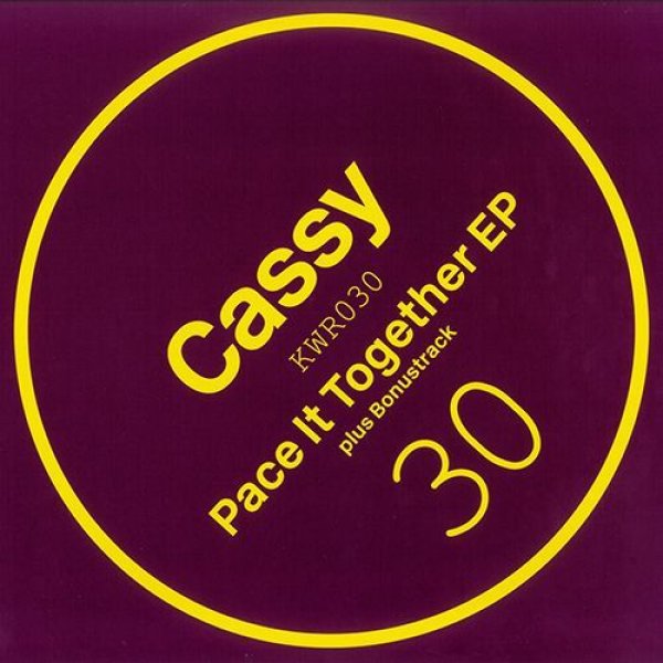 画像1: CASSY - PACE IT TOGETHER EP (INCL. RON TRENT REMIX) 【12"INCH】 ドイツの人気DJ/プロデューサーCASSYによるニュー・シングル！ロン・トレントREMIXを含む程よいテンションとグルーヴをしっかりとキープしながら洗練されたディープ・ハウス全3曲！！ (1)