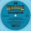 画像2: SHANNON - LET THE MUSIC PLAY (ALAN FITZPATRICK REMIX) 【限定12"INCH】 ディスコ史に残る1983年の大名曲がニュー・リミックス＆オリジナルを収録して、ディスコ名門レーベル「UNIDISC」40周年記念盤としてリリース！！ (2)