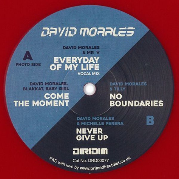 画像1: DAVID MORALES - LIFE IS A SONG - ALBUM SAMPLER 【12"INCH】 USハウス界の大御所デヴィッド・モラレスが新作アルバムに先駆けたサンプラー12インチをリリース！  (1)