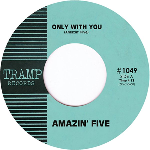 画像1: AMAZIN' FIVE - ONLY WITH YOU 【7"INCH】 人気盤がリプレス！モスクワのソウル/ファンク・バンドによる70年代感溢れる甘い女性ヴォーカル・ソウル・ナンバー！  (1)