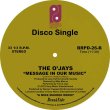 画像3: M.F.S.B. / THE O'JAYS - LOVE IS THE MESSAGE / MESSAGE IN OUR MUSIC (MIKE MAURRO REMIXES) 【12"INCH】 フィリー・ディスコ/ソウル往年の名曲を新たに公式リミックス！ 11分に及ぶロング・バージョンで登場！！ (3)