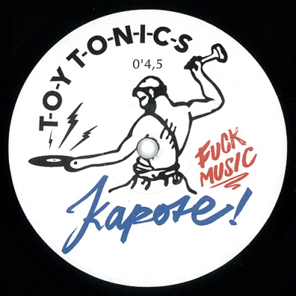 画像1: KAPOTE - FUCK MUSIC (INCL. SESSION VICTIM REMIX) 【12"INCH】 2015年リリースの人気盤が久しぶりに再発！CHAZ JANKELの名曲"GLAD TO KNOW YOU"のギター・フレーズ・ネタなど、ディープ&ソウルフルな好トラックが揃ったお勧め盤！！ (1)