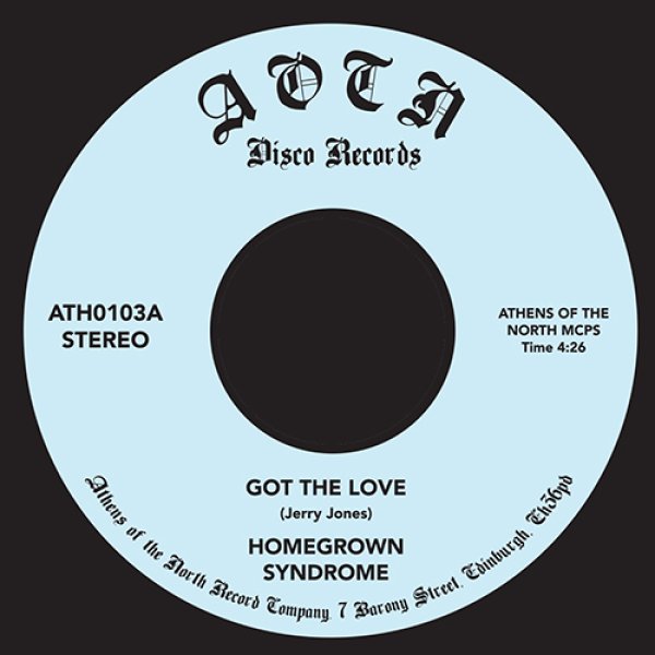 画像1: HOMEGROWN SYNDROME - GOT THE LOVE / PARTY VIBES 【7"INCH】 メンフィスで結成されたファンク/ソウル・バンドHOME GROWN FUNKの別名バンドによる未発表音源！最高のファンク・ディスコ・サウンド！！ (1)