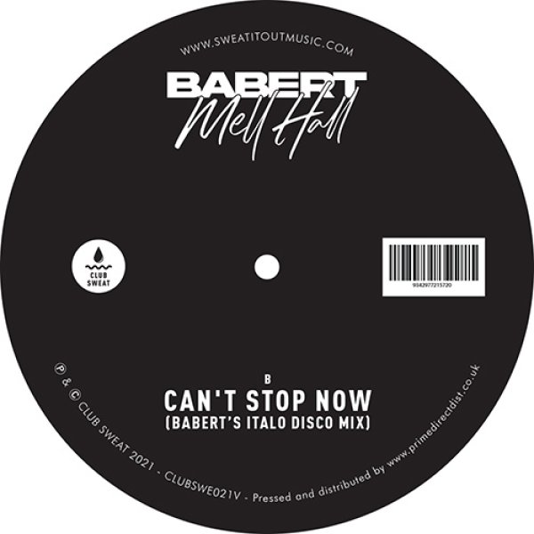 画像3: BABERT & MELL HALL - CAN'T STOP NOW 【12"INCH】 イギリスのシンセ・ポップデュオ、YAZOOによる1982年の大ヒット曲"DON'T GO"をサンプリングしたエレクトリックでポップなニューディスコ・ハウス！ (3)