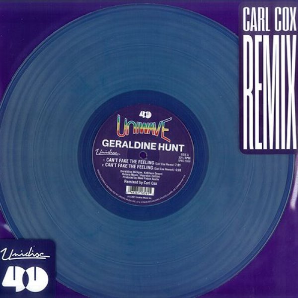 画像1: GERALDINE HUNT - CAN'T FAKE THE FEELING (CARL COX REMIX) 【限定12"INCH】 多くのDJ達がこよなく愛したN.Yダンス・クラシックの名曲が、人気ベテラン・プロデューサーCARL COXによるリミックスを収録してリイシュー！ (1)