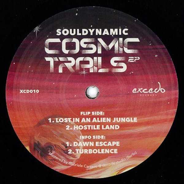 画像1: SOULDYNAMIC - COSMIC TRAILS 【12"INCH】 LUCA CIOTOLI & STEFANO DE MAGISTRISことSOULDYNAMICによるヴァイナル・オンリー・ニューシングル！エレクトロニックでキレのあるディープ・ハウスを展開する安定の仕上がり！ (1)