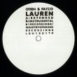 画像1: ODEN & FATZO - LAUREN 【12"INCH】 パリのエレクトロニックライブデュオがカナダのインディーポップバンドMEN I TRUSTのヒット曲をスペシャルなヴォーカルハウスにリエディットした話題曲が12インチで登場！ (1)