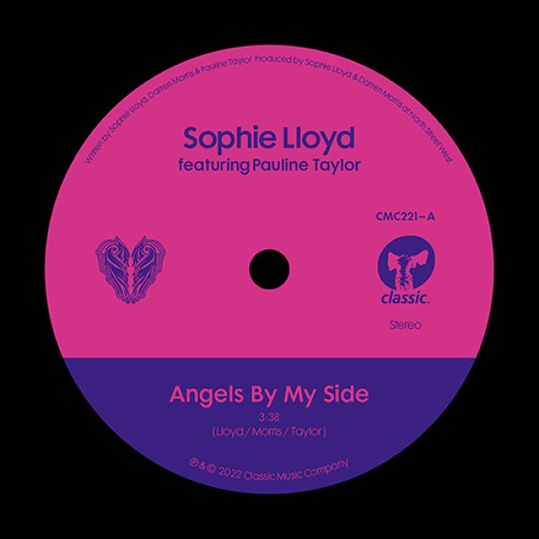 画像1: SOPHIE LLOYD FEAT. PAULINE TAYLOR - ANGELS BY MY SIDE 【7"INCH】 ロンドンの女性プロデューサー/DJのソフィー・ロイドが、またしてもエモーショナルなゴスペル・ハウスをリリース！ (1)