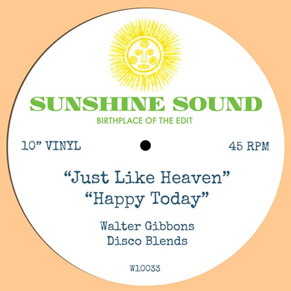 画像1: TWO TONS O' FUN - JUST LIKE HEAVEN' / HAPPY TODAY (WALTER GIBBONS DISCO BLENDS) 【10"INCH】 「SUNSHINE SOUND」復活第3弾！知られざるウォルター・ギボンズEDITを発掘・音盤化！ (1)