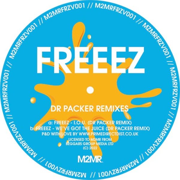 画像1: FREEEZ - I.O.U / WE’VE GOT THE JUICE (DR PACKER REMIXES) 【12"INCH】 永遠の80'Sディスコ・クラシックスを名手DR PACKERがDJユースなモダン・ブギーにリミックス！ (1)