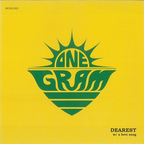 画像1: ONEGRAM - DEAREST / A LOVE SONG 【廃盤7"INCH】  (新品オリジナル盤・独占入荷)  お待たせしました！ EGO-WRAPPIN' / "A LOVE SONG" カヴァー曲を収録した、ワングラムの大人気7インチが独占入荷！！ (1)