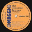 画像1: RAVEN feat. JOCELYN BROWN - SO IN LOVE 【12"INCH】 歌姫ジョセリン・ブラウンをフィーチャーして、ニューヨークの「SILVE CLOUD」レーベルから1984年にリリースされた、N.Yシンセ・ブギー名曲が正規ライセンス再発！ (1)