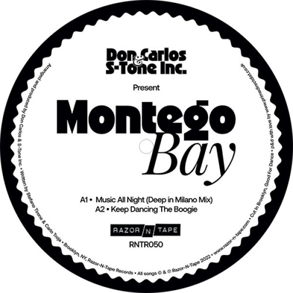 画像1: DON CARLOS & S-TONE PRESENT: MONTEGO BAY - DREAMING THE FUTURE EP 【12"INCH】 古株ユニット約20年振りに復活！爽やかで開放的な往年の90'Sドリーム・ハウスや、ディスコ/ファンク感を取り入れたハウスを披露！ (1)