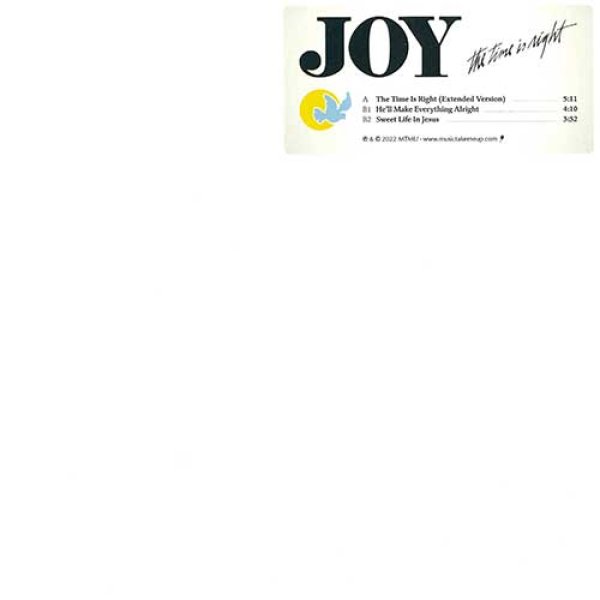 画像1: JOY - THE TIME IS RIGHT 【12"INCH】 ソウル / ゴスペル / ディスコ人気グループが1983年にリリースした鬼レア・アルバムの収録曲がライセンスされて12インチ・フォーマットで再発！ (1)