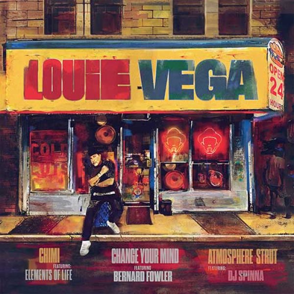 画像1: LOUIE VEGA - CHIMI / CHANGE YOUR MIND / ATMOSPHERE STRUT 【2×12"INCH】(再入荷)  ルイ・ヴェガ最新アルバムから未発表バージョンを含んだダブルパックが登場！ PATRICK ADAMSとLARRY LEVANへのトリビュート作！！ (1)