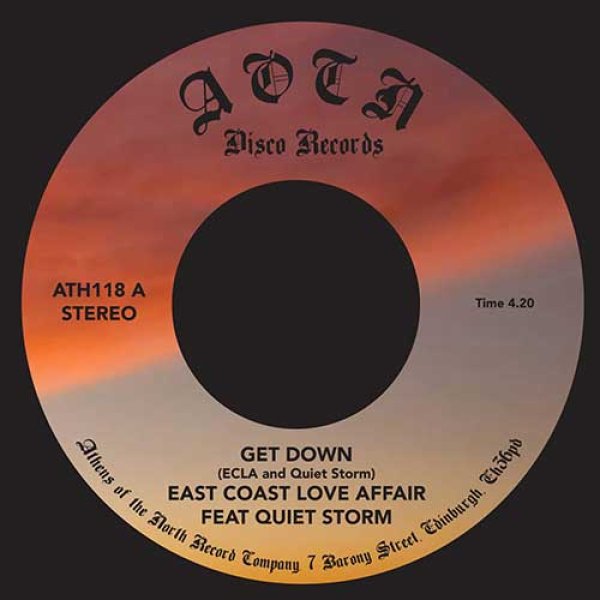 画像1: EAST COAST LOVE AFFAIR - GET DOWN 【7"INCH】 ミネアポリスのバンドQUIET STORMのヴォーカルをマスターテープからフィーチャーしたヴィンテージ感漂うブギー/ファンク！ (1)