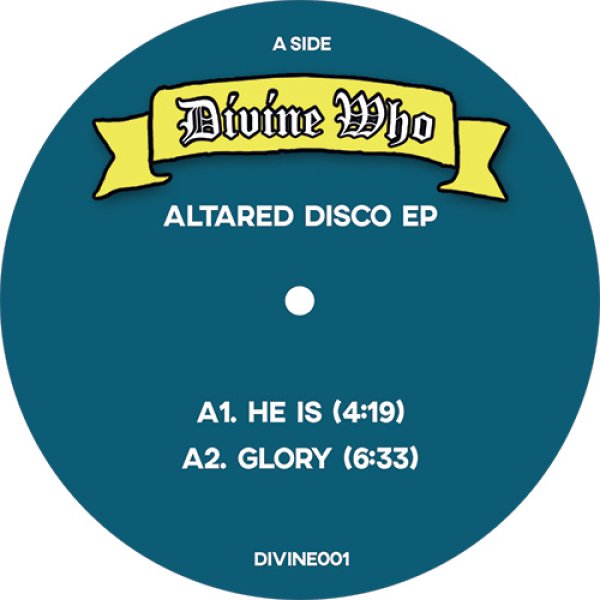 画像1: DIVINE WHO - ALTARED DISCO EP 【12"INCH】 過去のゴスペル・ソウルの音源をモダンなブギー〜ハウスへとリワーク！STEVIE WONDER/"AS"と似たフレーズが出てきたり全曲好内容の一枚！ (1)