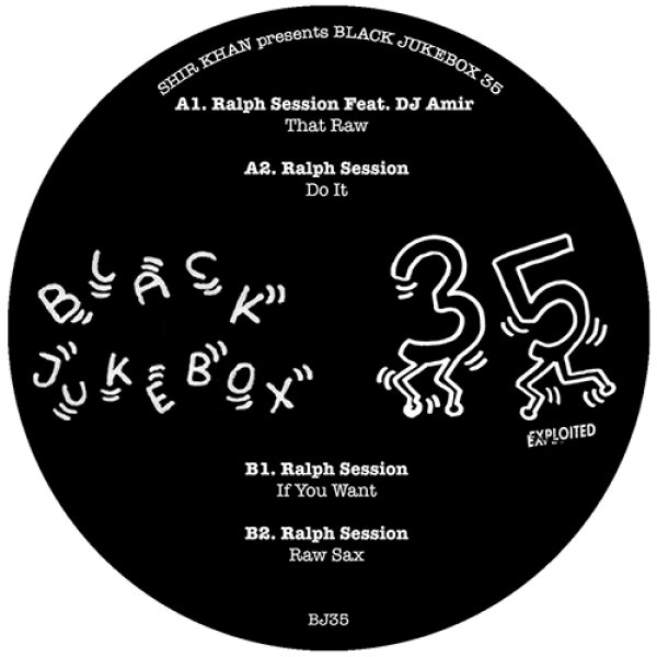 画像1: RALPH SESSION - SHIR KHAN PRESENTS BLACK JUKEBOX 35 【12"INCH】 NYの新鋭による90'Sハウス満載！JOVONNやKERRI CHANDLERあたりを彷彿とさせるディープ・ハウス全4トラック！！ (1)