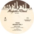 画像1: TOOLI - RITUALS VOL. 1 【12"INCH】 エディット専科レーベル始動！LONNIE LISTON SMITH/"GIVE PEACE A CHANCE"や、HERBIE HANCOCK参加フュージョン・ブギーEDDIE HENDERSON/"BUTTERFLY"〜元ネタを忠実にエディット！ (1)