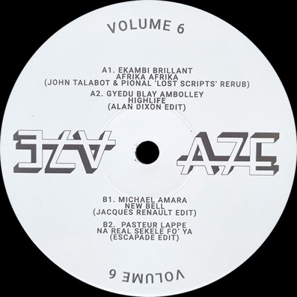 画像1: V.A. - A7 EDITS VOLUME 6 【12"INCH】 全トラックDJユースなアフロ・ブギーへと仕立てた抜群のラインナップ！アフリカ産のコアな音源のオフィシャル・リイシューを手がけてきた「AFRICA SEVEN」が展開しているエディット専科レーベルから第6弾！ (1)