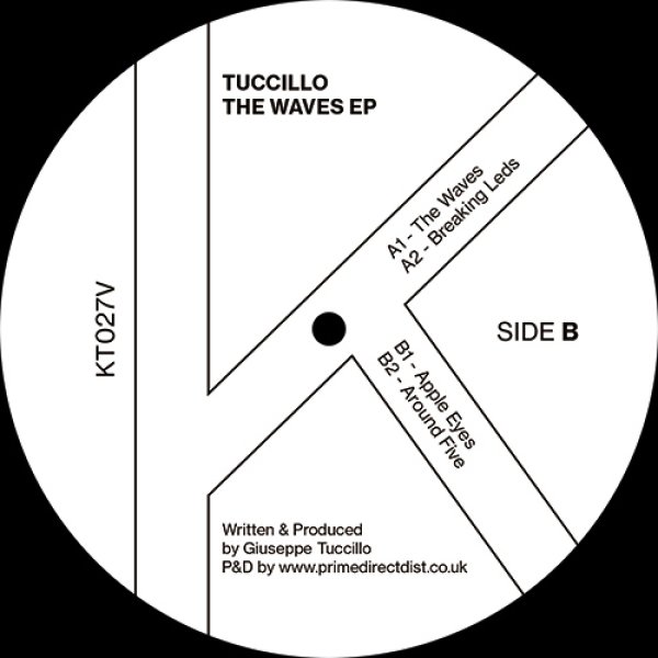 画像1: TUCCILO - THE WAVES EP 【12"INCH】 KERRI CHANDLERも一押しするイビザを拠点に大活躍中のイタリアンDJ/プロデューサーによるハウス・サウンドがEPで入荷！ (1)