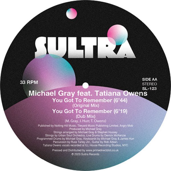 画像2: MICHAEL GRAY FEAT. TATIANA OWENS - INVINCIBLE / YOU GOT TO REMEMBER 【12"INCH】 UKハウス・シーンの古株マイケル・グレイが、ニュー・シングルをリリース！女性シンガーをフィーチャーしたエモーショナルでソウルフルな王道ヴォーカル・ハウスを展開！ (2)
