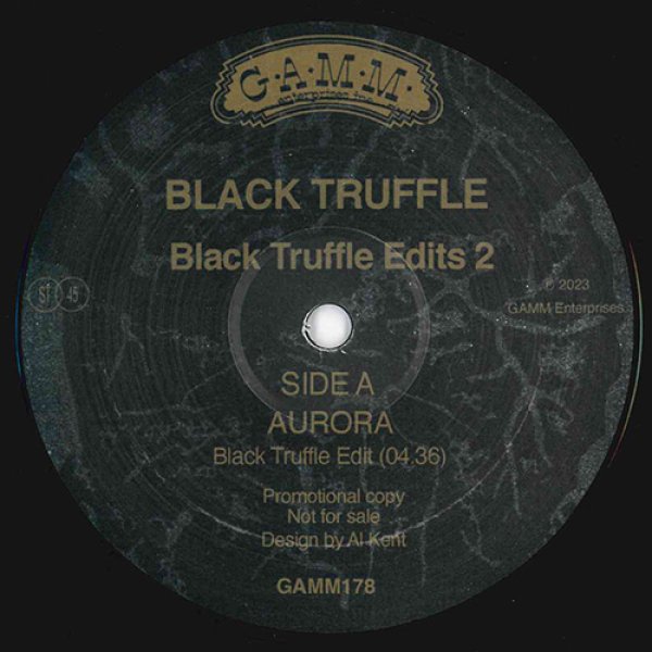 画像1: BLACK TRUFFLE - BLACK TRUFFLE EDITS 2 【12"INCH】 オブスキュアなブギー〜ジャズファンクを捌いたナイスなリエディット・トラック！ 詳細不明ユニットによる第2弾エディットが登場！ (1)