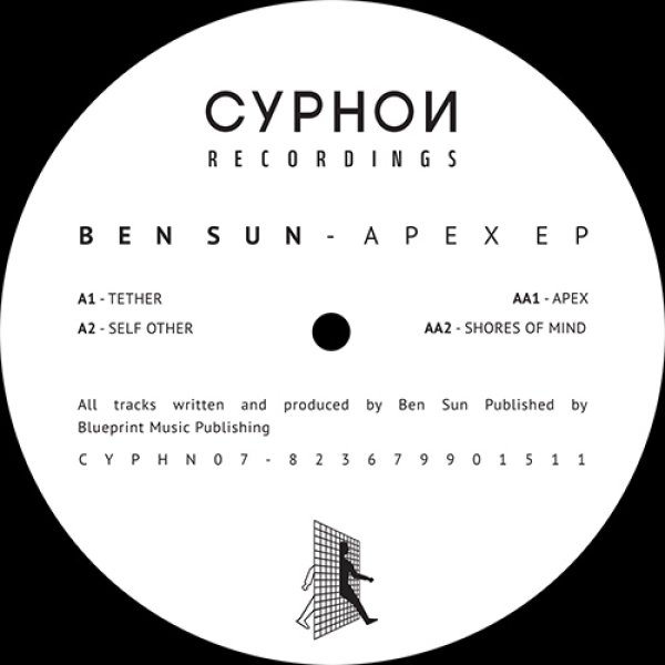 画像2: BEN SUN - APEX EP 【12"INCH】 ハウス/モダン・ブギー作品でヒットを放ってきた英国プロデューサーBEN SUNがデトロイトテクノやエレクトロ、ニューディスコのメロディックでギャラクシーなディープ・ハウスを展開！ (2)