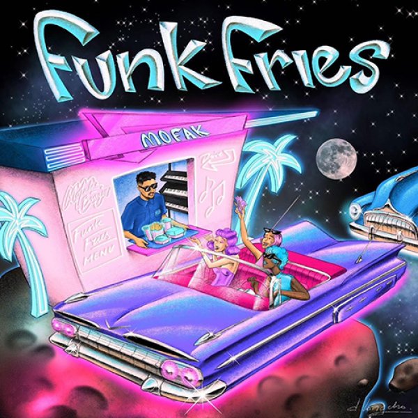画像1: MOFAK - FUNK FRIES 【LP】 Gファンク・ブギー人気のフレンチ・プロデューサーでトーク ボックスは芸術と言われるMOFAKがニュー・アルバムをリリース！エレクトリックなファンク、ブギーでスペースなディスコ、など完璧な全8曲！ (1)