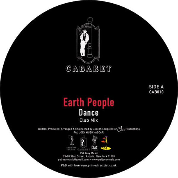 画像1: EARTH PEOPLE - DANCE 【12"INCH】 NYの古株DJ/プロデューサー、PAL JOEYが1990年にEARTH PEOPLE名義で「UNDERWORLD RECORDS」から放った定番ハウス・クラシック、"DANCE"が自身のレーベル「CABARET」から正規再発！ (1)