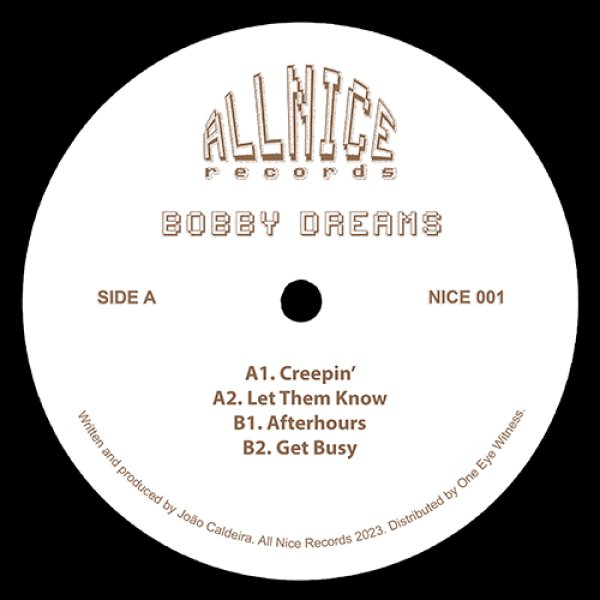 画像1: BOBBY DREAMS - LET THEM KNOW EP 【12"INCH】 ポルトガルの新興レーベル第1弾！ 初期シカゴ/デトロイト・ハウスファン垂涎のオールドな要素を多分に孕んだ4曲を収録！ (1)