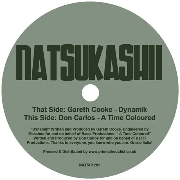 画像1: GARETH COOKE / DON CARLOS - DYNAMIK / A ROOM COLOURED 【12"INCH】 「ROOM 1」なるマイナー・レーベルのレアな唯一作(1997年)が正規ライセンス再発！ 一気にボルテージ高、完成度の高いメロディアスなピアノ・ハウスや、イタリアン・ハウス界の重鎮DON CARLOSによる楽曲を収録！限定300枚プレス！ (1)