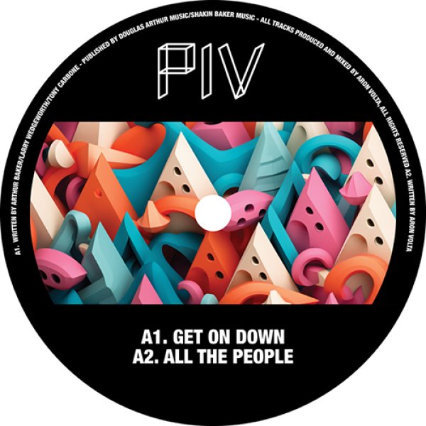 画像1: ARON VOLTA - GET ON DOWN EP 【12"INCH】 この話題のトラックは、すでに約2年間世界中のダンスフロアで熱く大ブレイクしているキラートラック！ 待望のアナログ盤で登場！ (1)