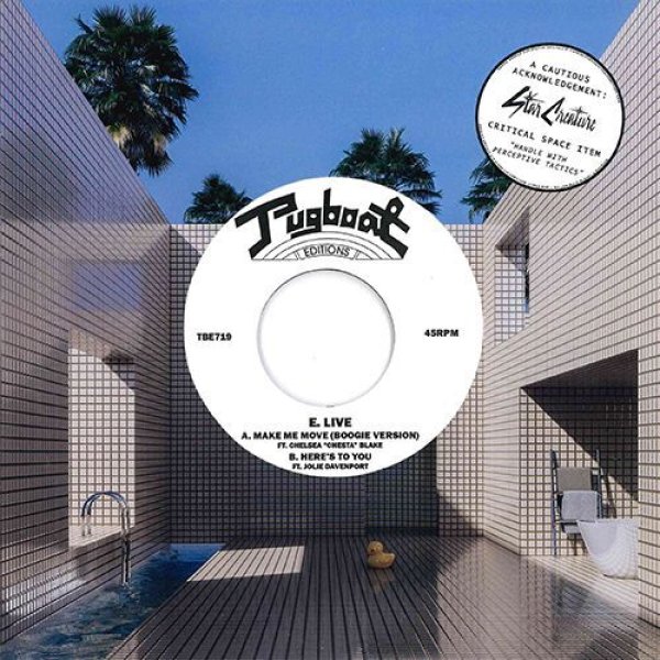 画像1: E. LIVE - MAKE ME MOVE (BOOGIE VERSION) / HERE'S TO YOU 【7"INCH】 SALSOULクラシック SKYY/"FIRST TIME AROUND" を使用したリズミカルなブギー・ファンク！ B面は、SKYYの"HERE'S TO YOU" をブギー・ディスコでカヴァー！ (1)