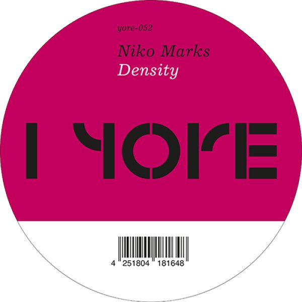 画像1: NIKO MARKS - DENSITY 【12"INCH】 JEFF MILLSやMIKE BANKSもかつて所属した伝説的ユニットMEMBERS OF THE HOUSEの元メンバーとしても知られるデトロイト・ハウス・レジェンドNIKO MARKSによるソウルフルで美ピアノな女性ヴォーカル・ジャジー・ハウス！ (1)