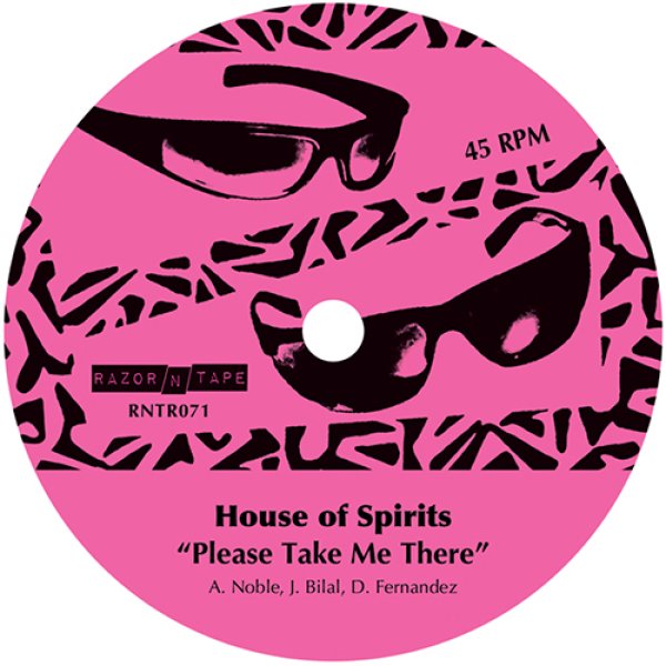 画像1: TOM NOBLE PRESENTS: HOUSE OF SPIRITS - PLEASE TAKE ME THERE 【12"INCH】 今夏のヒットとなった"TIMES ARE CHAGING"に続いて再びニューヨークの「RAZOR-N-TAPE RESERVE」からTOM NOBLE登場！'80年代前半のブリット・ファンク諸作を彷彿させるような、爽快でグルーヴィーなグッド・ブギーを展開！ (1)