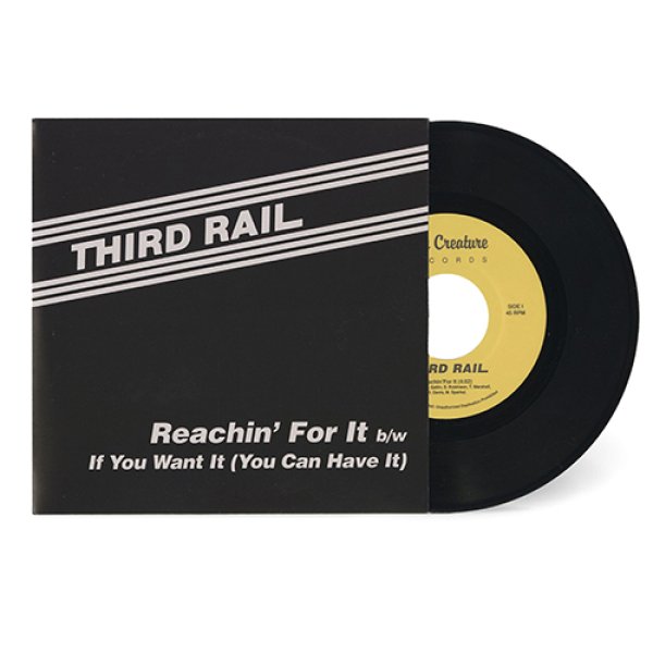 画像1: THIRD RAIL - REACHIN' FOR IT / IF YOU WANT IT (YOU CAN HAVE IT) 【7"INCH】 CHICAGO THIRD RAIL BAND (後に名前を MAXX TRAXX に変更し、"DON'T TOUCH IT"がブレイク) が1982年にオリジナル・リリースした爽快ブギー・ディスコ/ファンクを2曲収録した極上の7インチがリイシュー！ (1)