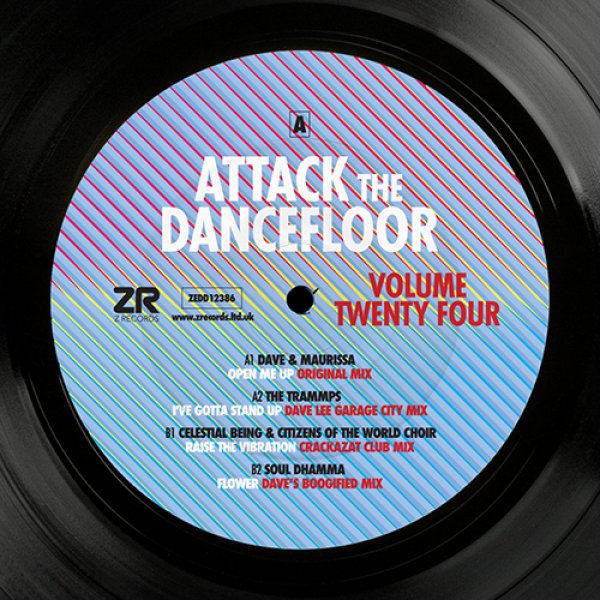 画像1: V.A. - ATTACK THE DANCEFLOOR VOLUME TWENTY FOUR (INCL DAVE LEE & CRACKAZAT MIXES) 【12"INCH】 DAVE LEEがTHEO PARRISH諸作で唄ってきたMAURISSA ROSEを迎えた温かく艶やかなヴォーカル・ハウスや、THE TRAMMPSによる音源をDAVE LEEがリミックスして往年の90'Sガラージ・ハウス風に！など大充実の内容が揃った見逃せない一枚！ (1)