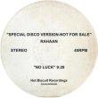 画像2: RAHAAN - ONE MAN / NO LUCK 【12"INCH】 A面ではTHE DELLSの"HOW CAN ONE MAN BE SO LUCKY"を、B面ではGAYLE ADAMSの"PLAIN OUT OF LUCK"をリエディット！  両面共にオーセンティックなソウル・ブギー路線で最高です！ (2)