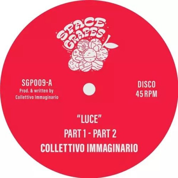 画像1: COLLETTIVO IMMAGINARIO - LUCE / LUNA GIOIA 【12"INCH】 大人気盤！ 毎回人気のレーベル「SPACE GRAPES」発、以前DANILO PLESSOWと共にヒットを放ったトリオによる爽快なジャズファンク/フュージョン！ (1)