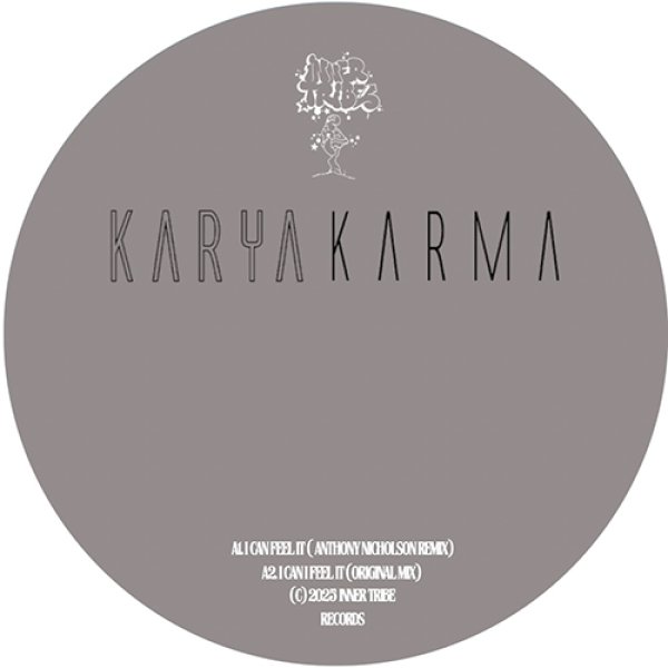 画像1: KARYA - KARMA (INCL. DEZ ANDRES & ANTHONY NICHOLSON RMXS) 【12"INCH】 話題の作品が待望の12インチ化！レジェンドANTHONY NICHOLSONによる美しいディープ・ハウス・リミックスや、エレクトロニックなニュー・ビート系R&Bなファンキー・ヴァージョンなどDEZ ANDRESのリミックスも収録！ (1)