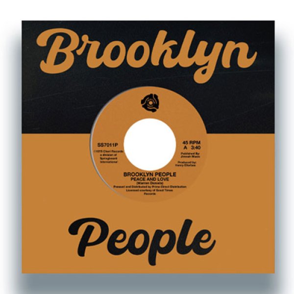 画像1: BROOKLYN PEOPLE - PEACE AND LOVE / WRECK 【7"INCH】  (RECORD STORE DAY 2025 限定盤)   (1)