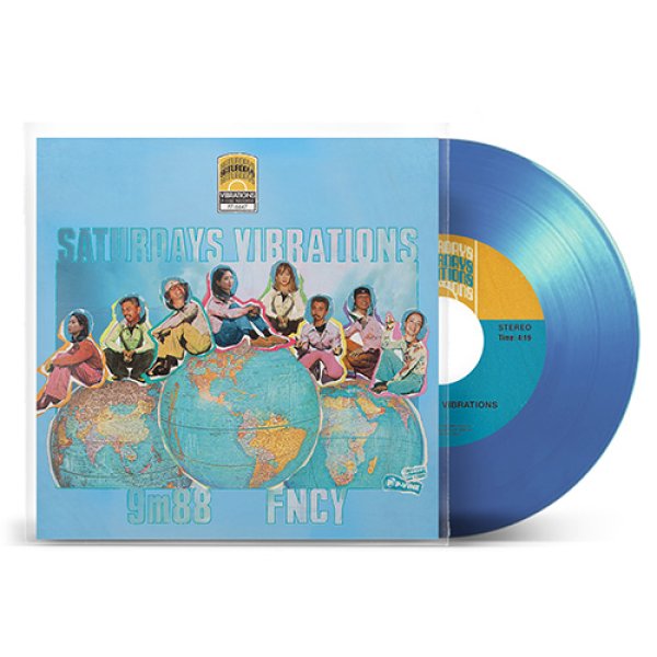 画像1: FNCY & 9M88 - SATURDAYS VIBRATIONS (PHYGITAL VINYL 仕様) 【7"INCH】  (予約商品・2025年7月30日発売)  緊急発売！！特別仕様！！この度、カラー盤・PHYGITAL VINYL仕様にてリリース！！ (1)