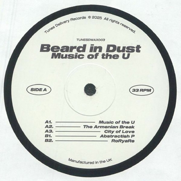 画像1: BEARD IN DUST - MUSIC OF THE U 【12"INCH】 オルタナティヴなディスコ・エディットからブリーピーなキラーチューンまで〜LIPELISらしいセンスが最高！ (1)