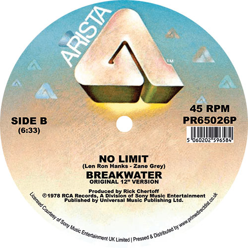 BREAKWATER - NO LIMIT (MIKE MAURRO REMIX) / NO LIMIT (12