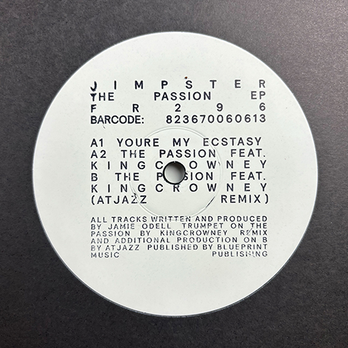 JIMPSTER - THE PASSION EP (INCL. ATJAZZ REMIX)【12